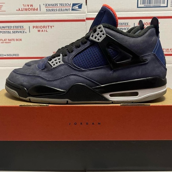 Nike Air Jordan 4 Retro Winter "Loyal Blue" 2019 - Picture 2 of 7